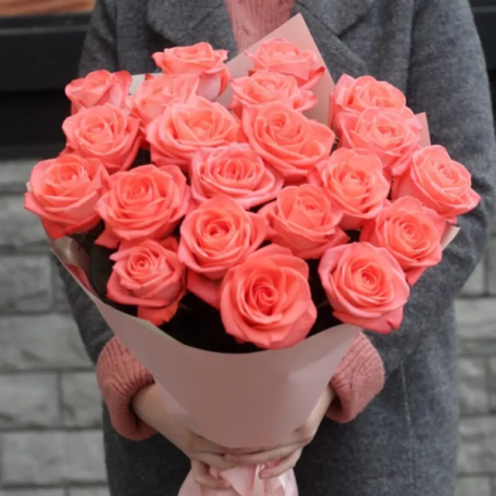 21 rosas coralinas