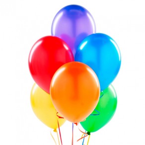  7 ballons à l'hélium