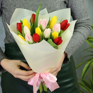 15 tulips